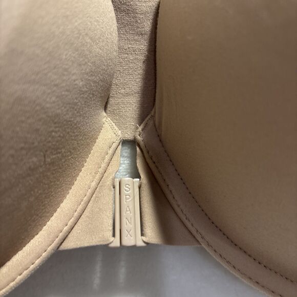 Spanx Women's Smooth Bra-llelujah Lightly Lined Crossback Bra 38DD Beige Nude - Picture 4 of 15